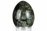 Flashy, Polished Labradorite Egg - Madagascar #356471-1
